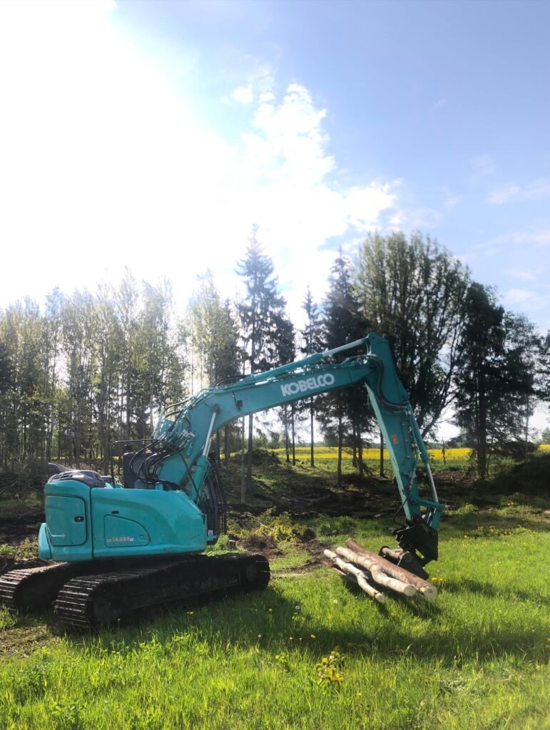 ekskavaator, kaevetööd